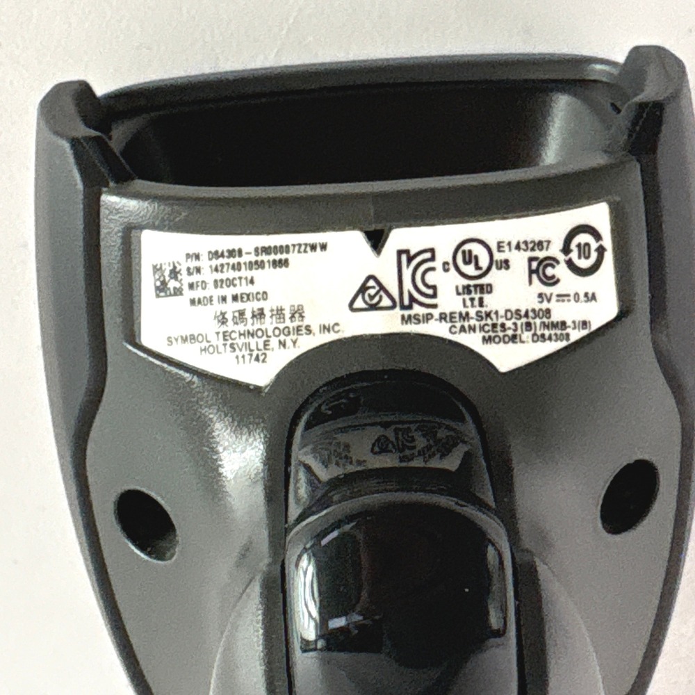 Symbol DS4308 Handheld Barcode Scanner‎ with Cable USB DS4308-SR00007ZZWW - Picture 6 of 7